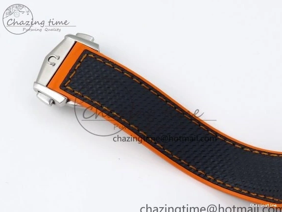 1226 Comfortable Planet Ocean 43.5mm SS VSF 1:1 Best Edition Black Orange Bezel Gray Dial on Nylon Strap A8900 Super Clone V 7730